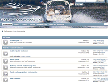 Tablet Screenshot of forum-motorowodne.pl